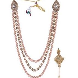 Women Multistrand Mala with Brooch-image-10