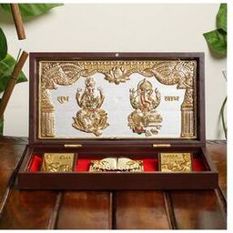 Shree Laxmi Ganesh Charan Paduka Showpiece-image-29