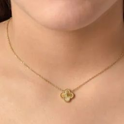 Women Gold-Plated Pendant with Chain-21