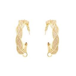 Gold-Plated Hoop Earrings-31