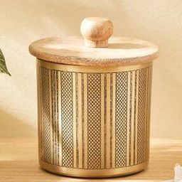 home centre Mirage Frasco Metal Canister with Wooden Lid-picture-19