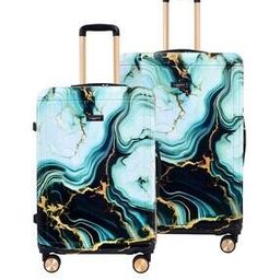 Set of 2 Hard Body Trolley Bags with Number Lock System-24