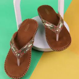 Women Embellished T-Strap Sandals-image-39