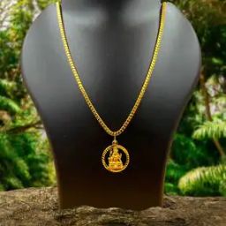 Gold-Plated Chain with Pendant-image-44