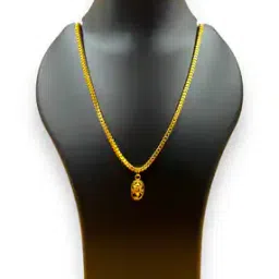 Gold-Plated Chain with Pendant-image-13