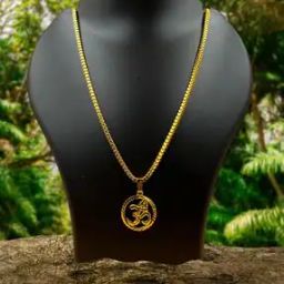 Gold-Plated Chain with Pendant-37