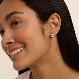 Gold-Plated Joyaa Jewel Cluster Stud Earrings-image-15