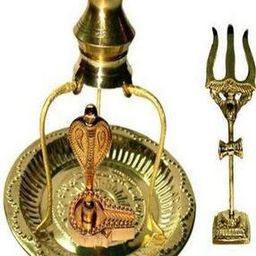 navyaksh Metal Shiva Shivling Idol with Sheshnaag Showpiece-picture-22