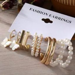 Set of 5 Hoop Earrings-19