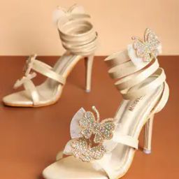 Women Embellished Slingback Stilettos -image-11