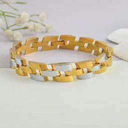 Men Gold Plated Brass Bracelet-image-2