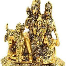 navyaksh Shiva Ganesha Parvati Idol Showpiece-picture-30
