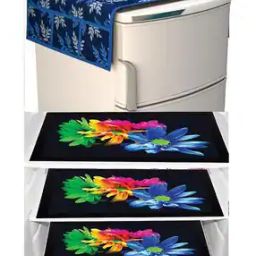Refrigerator Cover with Fridge Mat  -18