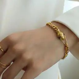 Gold Plated Thin Bracelet-24