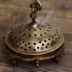 Brass Antique Finish Dhoop Incense Burner -42