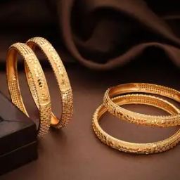 Set of 4 Women Gold-Plated Bangles-image-37