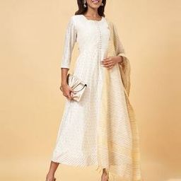 Women Cotton Stripes Dupatta-41