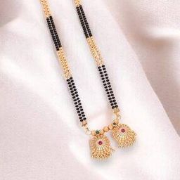 Women Gold-Plated Vati Mangalsutra-image-94