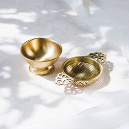 fabindia Brass Tea Strainer-picture-14