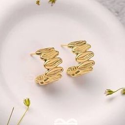 Women Miniature Seashells Hoop Earrings-image-24