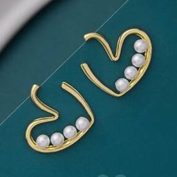 Women Love You Still Pearls Stud Earrings-image-31