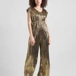 Women V-Neck Jumpsuit-image-78
