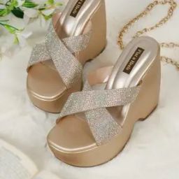 Women Embellished Open-Toe Wedges-image-47
