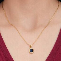 Women Link Chain Necklace with Pendent-image-9
