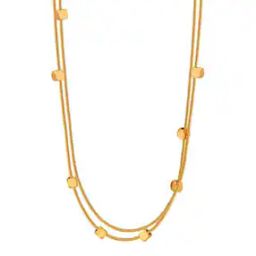 Women Gold-Plated Pendant with Chain-image-4