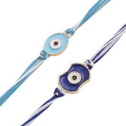 Set of 2 Tie-Up Evil Eye Rakhis-image-33