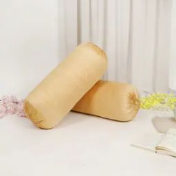 Set of 2 Velvet Foil Work Decorative Bolster Cover -image-34