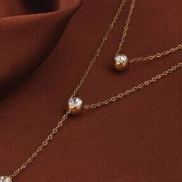 Women Gold-Plated Layered Necklace-image-31