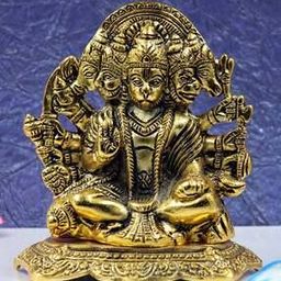 navyaksh Metal Hanuman Ji Statue Panchmukhi Showpiece-picture-37