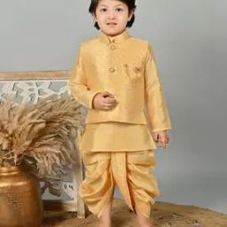 pixie n prince Boys Cotton Kurta Dhoti Set-picture-28
