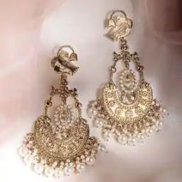 rubans Women Gold-Plated Chandbali Earrings-picture-20