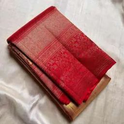 Women Soft Silk Saree with Contrast Border-image-49