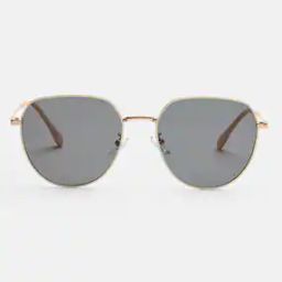 Men Cat-Eye Sunglasses with Gradient Olive Frame and Grey Tint Lenses-image-43