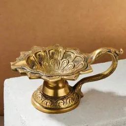 Antique Brass Oil Lamp-image-36