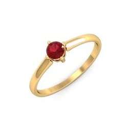 Yellow Gold Royal Ruby Ring-image-31
