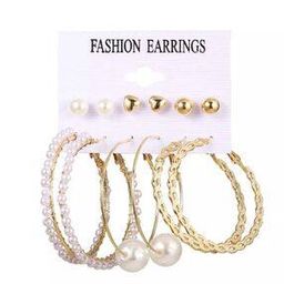 Gold-Plated Hoop Earrings-28