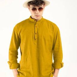 Men Regular Fit Short Kurta-24