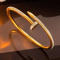 Gold-Plated Cuff Bracelet-image-41