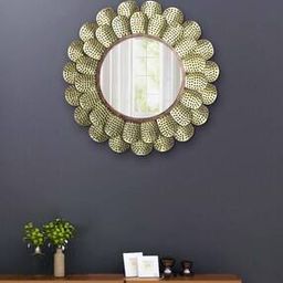 Round Mirror Depicting The Sun-31