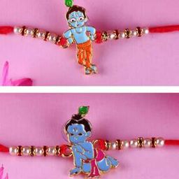 Pack of 2 Beaded Tie-Up Rakhis-14