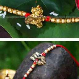 Pack of 2 Beaded Tie-Up Rakhis-36