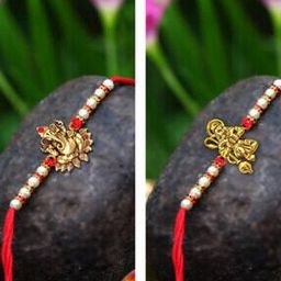 Pack of 2 Beaded Tie-Up Rakhis-48