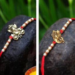 Pack of 2 Beaded Tie-Up Rakhis-44