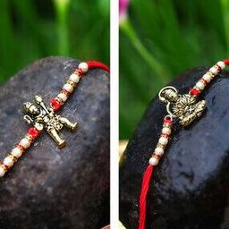 Pack of 2 Beaded Tie-Up Rakhis-46