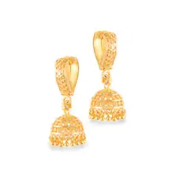 vighnaharta fashion jewellery Gold-Plated Jhumka Earrings-picture-31