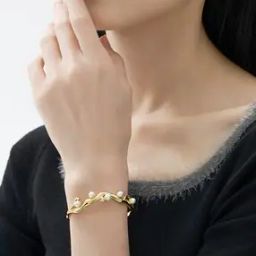 Women Pearl Studded Bracelet-image-66